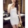 White Bodycon Tight Mini Dress