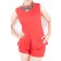 Red Sleeveless Top with Short Pants